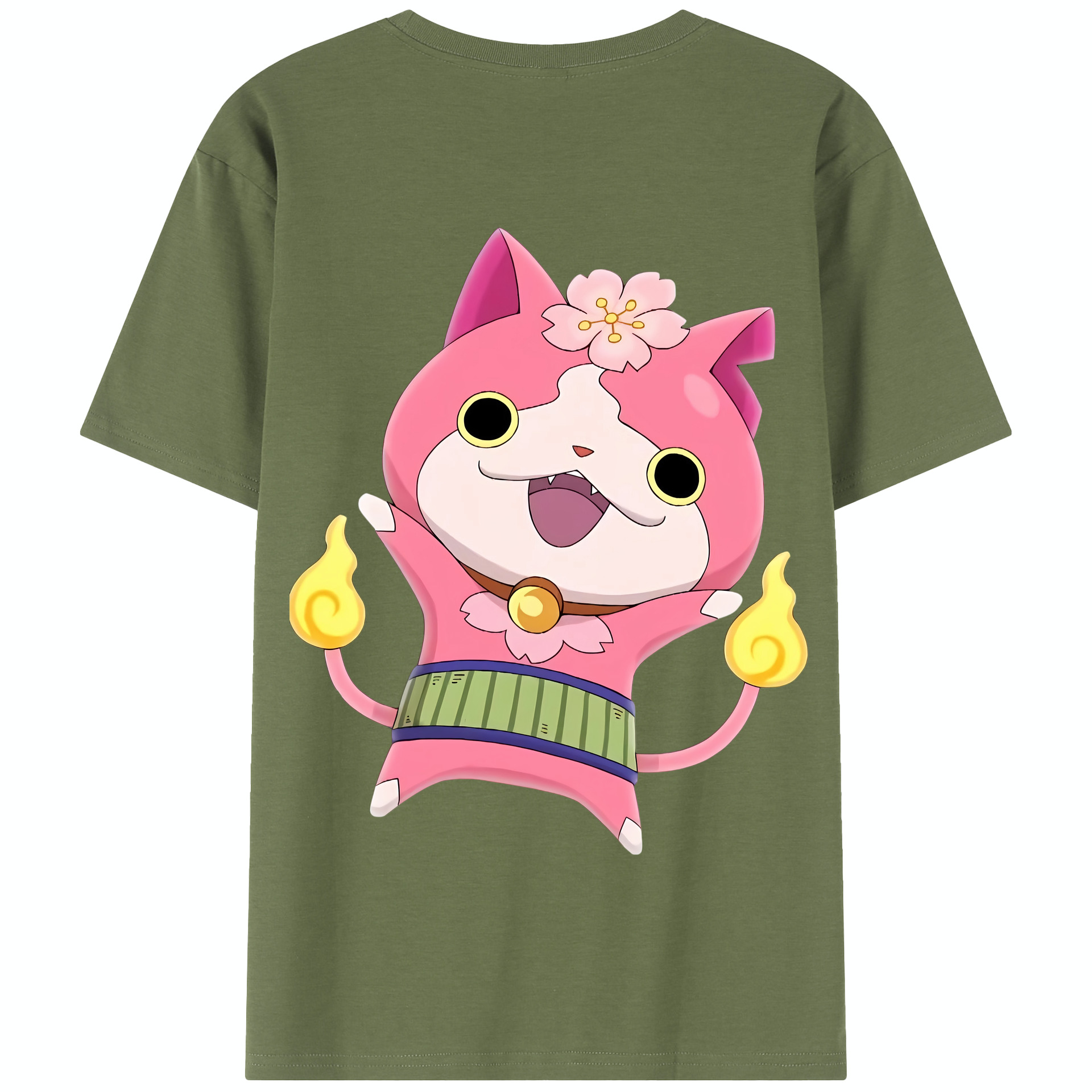 （画像用） 妖怪ウォッチ Yo-kai Watch 綿100％半袖Tシャツ（背面プリント）